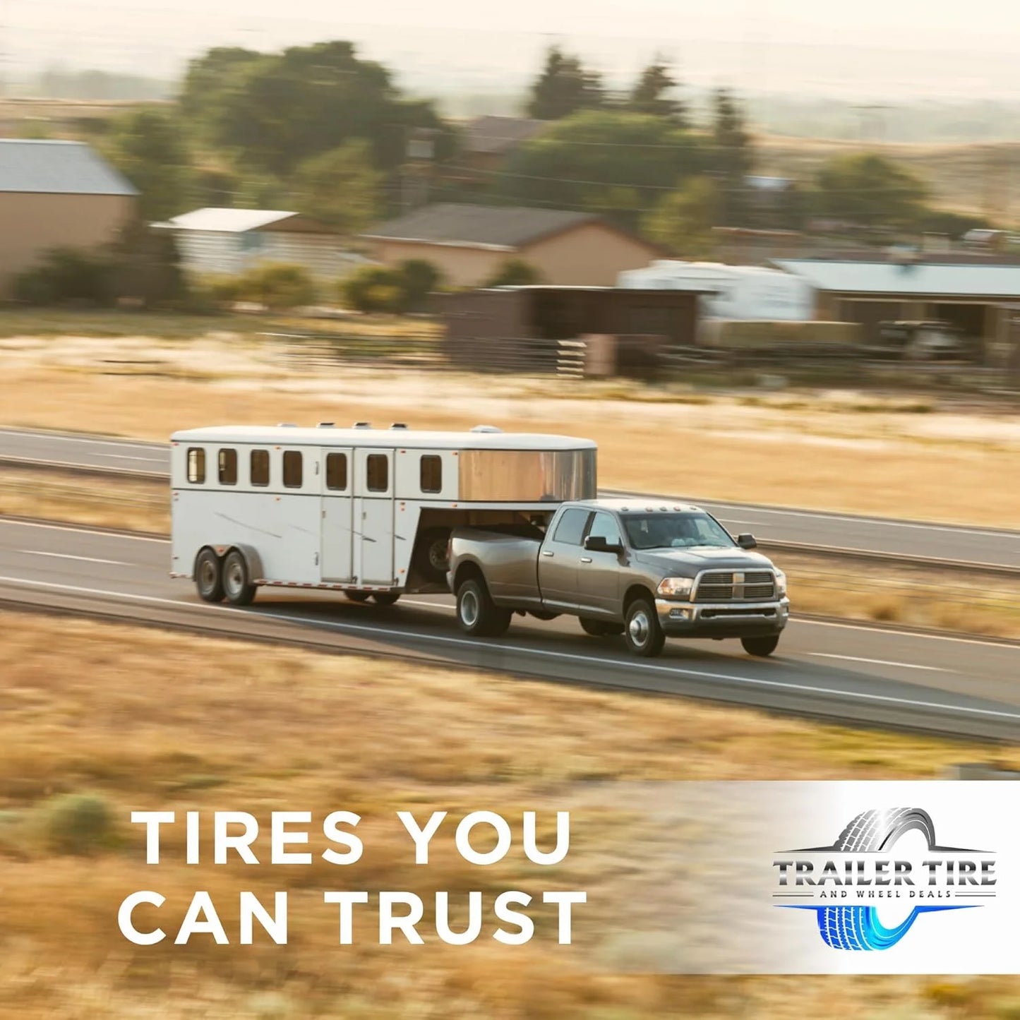 TrailFinder HT ST215/75R17.5 Radial 18 Ply 8 Lug 8x6.5" Modular Silver Rim