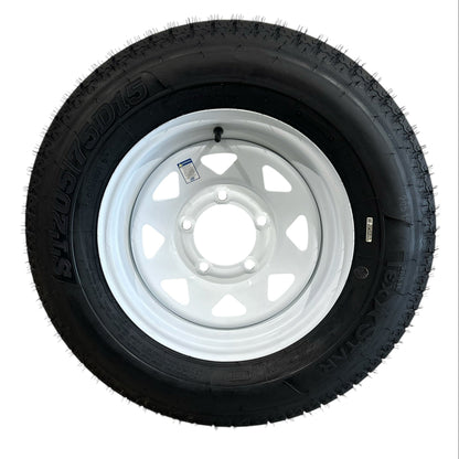205-75d15 trailer tire 5x5.5 bolt pattern tire and wheel combo