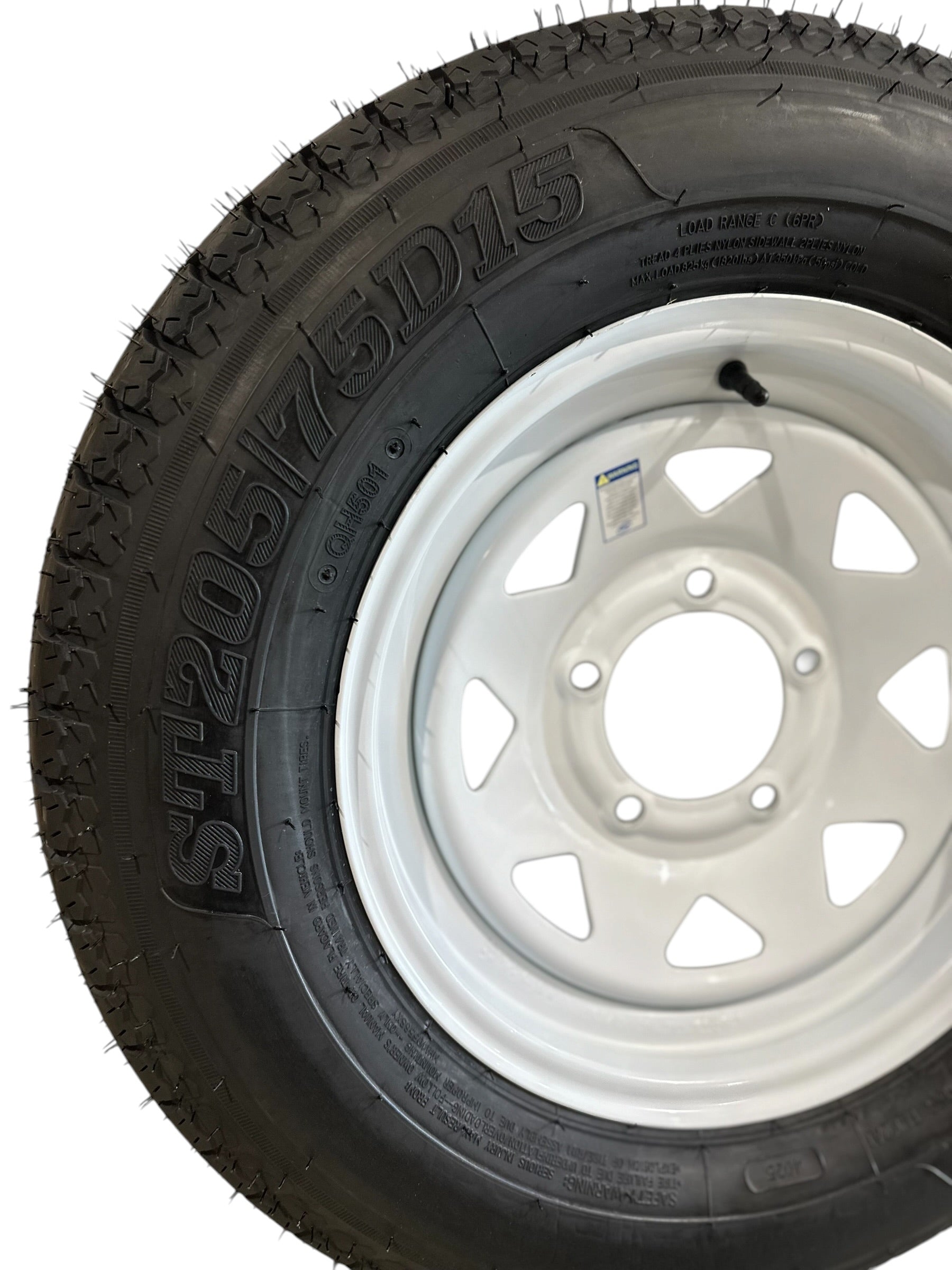 205-75d15 trailer tire 5x5.5 bolt pattern tire and wheel combo