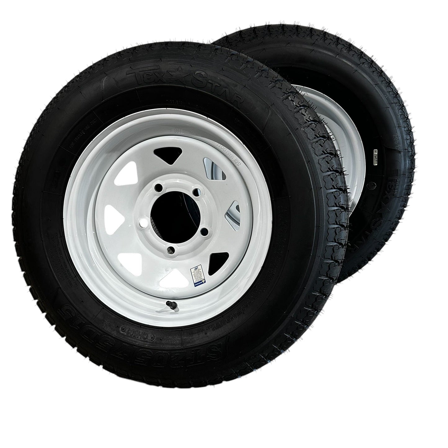 205-75d15 trailer tire 5x5.5 bolt pattern tire and wheel combo