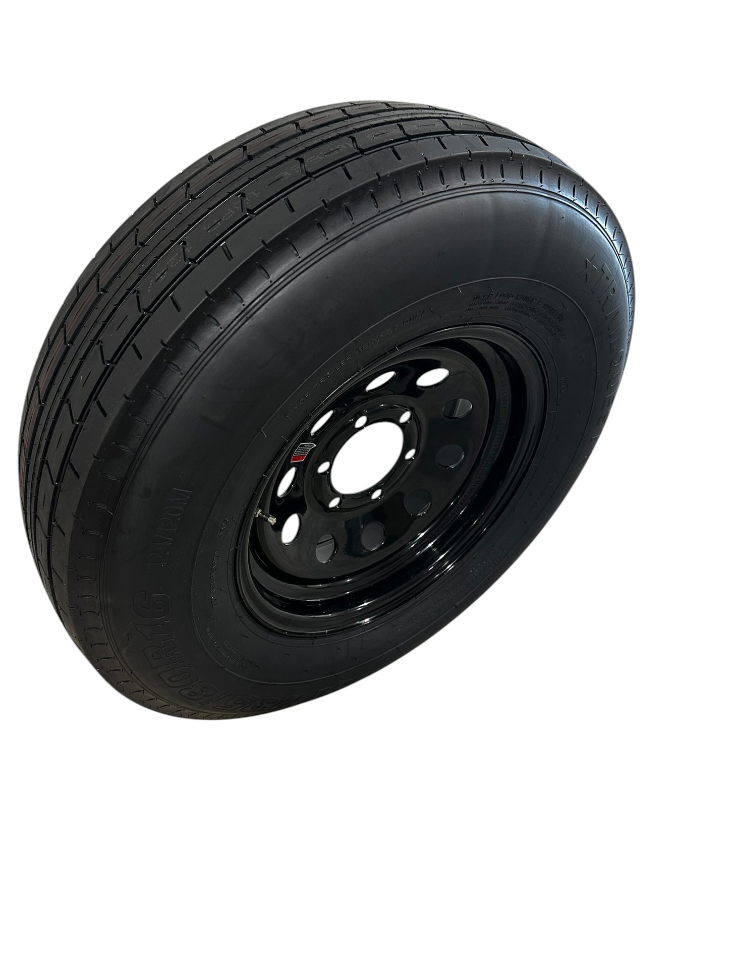 TrailQuest ST235/80R16 Radial LRE 6 Lug 6x5.5" Modular Black Wheel